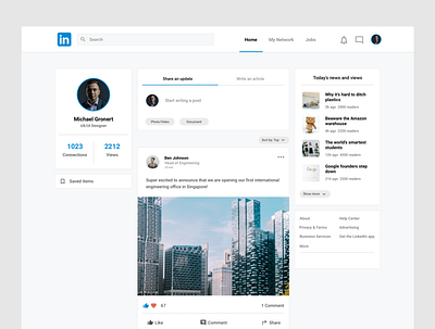 LinkedIn Redesign