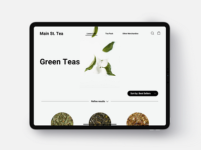 Tea Store dailyui design app ui ui ux ui design uidesign uiux website