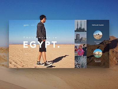 Egypt travel ui