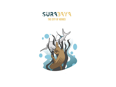 surabya art branding design illustration illustrator landmark logo vector vexel work