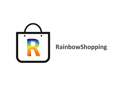 rainbowshopping concept art branding concept creative design illustration logo minimalim ui ux work