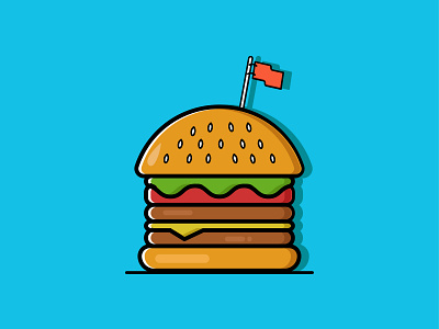 burger db 01 art character creative design fiverr illustration illustrator portrait vector vexel work