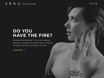 Seng Jewelers - Website Concept
