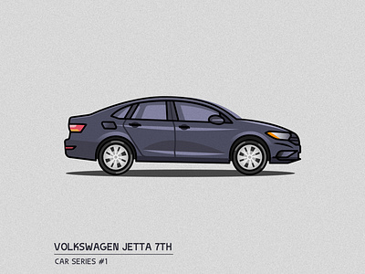 Volkswagen car illustration
