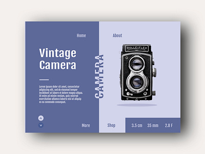 Vintage Camera - Product Page