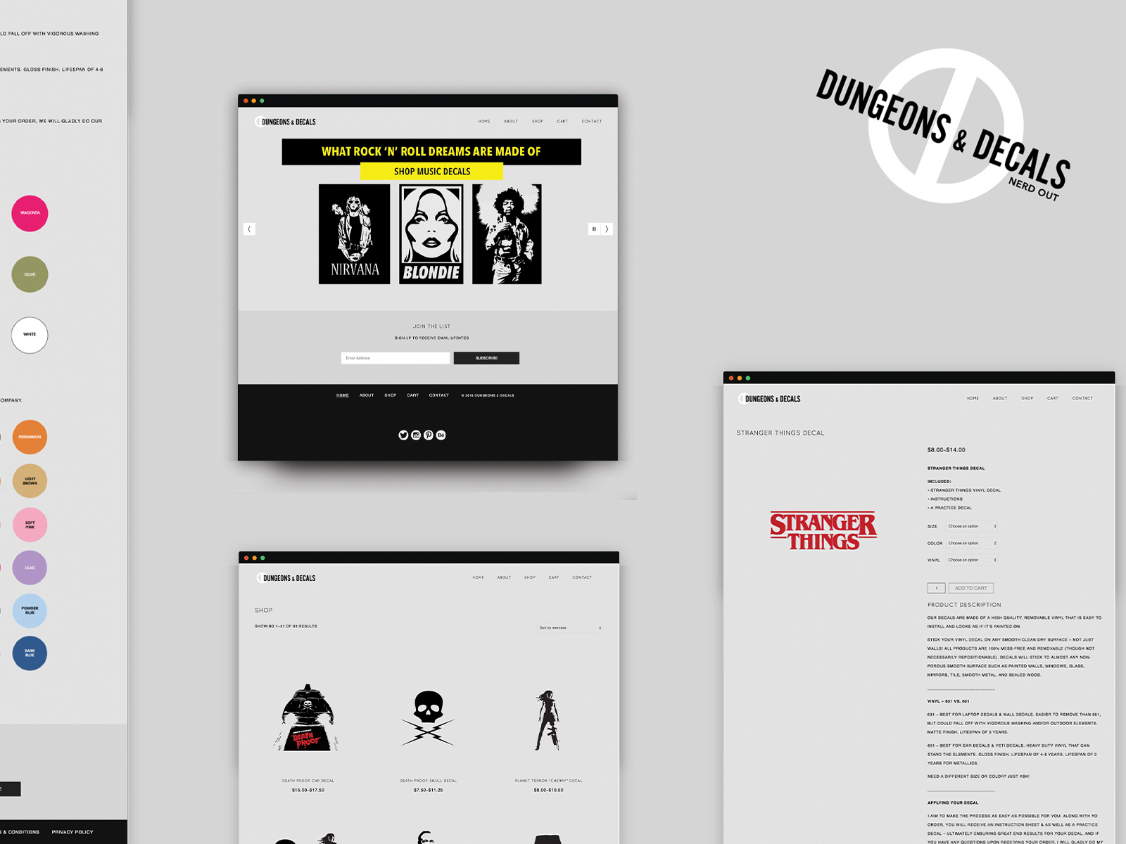 off the wall store website