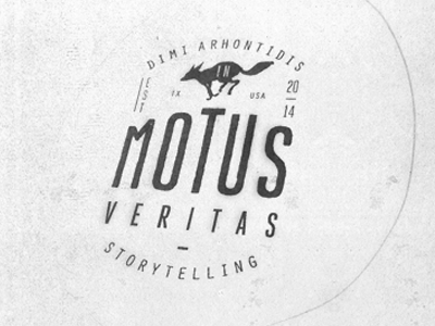 In Motus Veritas - first 2014 branding cinema filmmaker fox identity logo mark motus movie symbol veritas
