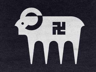 Nel Segno Della Pecora animal asia horn japanese logo marks pecora sheep star symbol synthesis