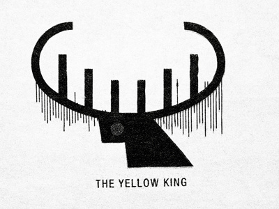 Yellowking antlers black crown dark darkness deer esoteric king occult true detective tv series yellow king