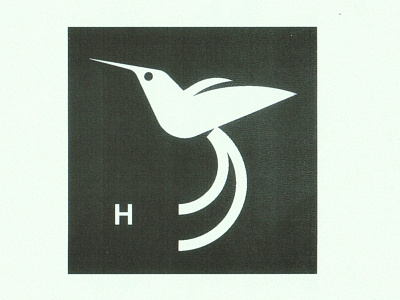 Hummingbird animal bird colibri hummingbird logo marks nature negative space pictogram wings