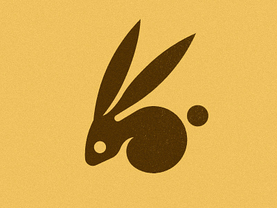 Timorous bunny. bunny conejo coniglio ears hare liebre logo marks rubbit symbol
