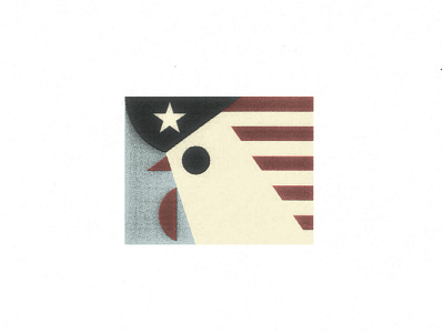Philadelphia - Nantes coq flag france logo marks rooster stamp stamps star stripes symbol usa