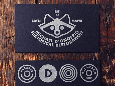 MDHR business cards by paper meets press