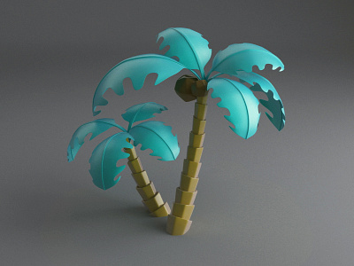 Palmeras design motion graphic palm