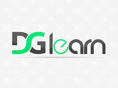DGlearn logo design design logo photoshop typography