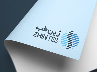 Zhinteb.com Logo design farsi flat illustration iran logo magazine medical logo persian typography