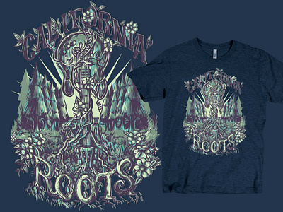 Grounded Guitar - California Roots Apparel Design