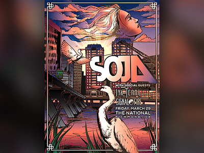 Soja Limited Edition Artist Series Richmond Virgina Poster Art 2