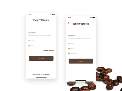 Coffee Shop Login Design design ui uiux