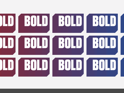 Bold Buttons [Animated]