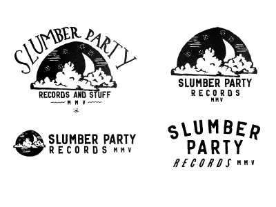 Slumber Party Logos font found