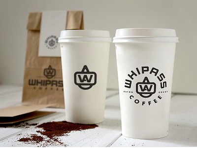 Whipass Coffee Mockup branding coffee design graphic design icon logo mockup restaurant