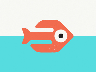 Fish Icon. Fisheye Con.