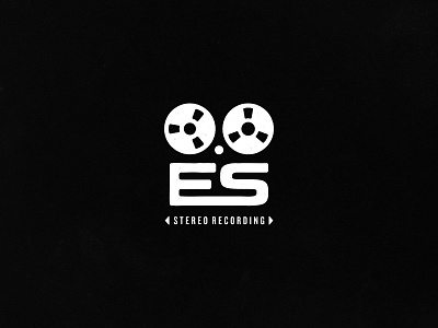ES Logo music musician record recording rock stereo studio tape vintage vinyl