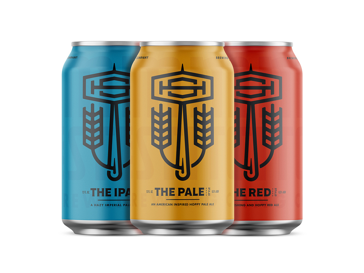 Hammer and Stitch Can Designs by Matt Dawson on Dribbble