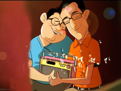 The Unforgotten love- LGBT love animation characterdesign illustration lgbt miniature