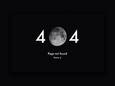 404 Page — Day 8 #dailyui