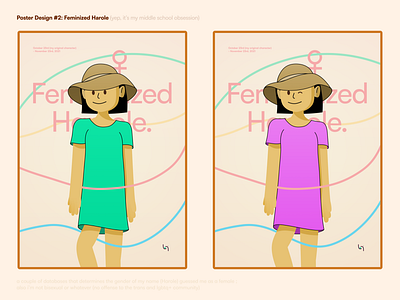 Poster Design #2: Feminized Harole