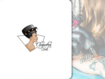 cleopatra Ink aesthetic hand drawn illustration logo logo design tattoo tattoo design