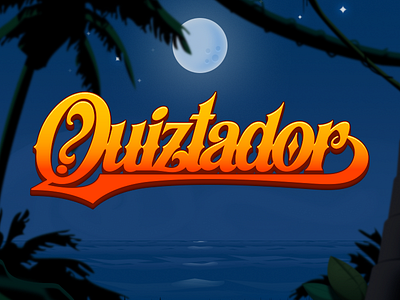 Quiztador - New logo 2 caribbean gold logo logotype quiz script