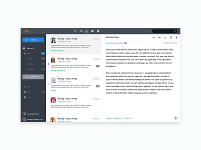 Slack for email client