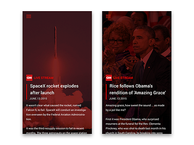 CNN Live stream Conception android app gif icon ios iphone live mac mobile news psd video