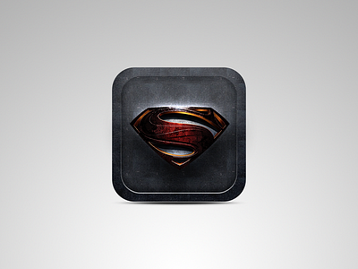 Superman Man of Steel App icon app ci icon iphone landing mobile ui ux web wedding