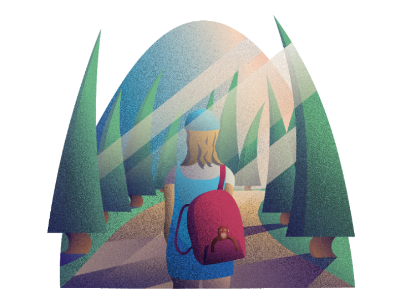 Morning walk by yolopek on Dribbble