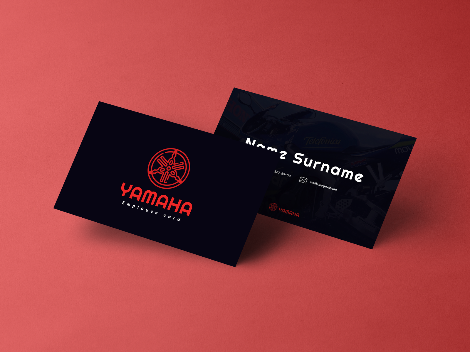 Employee Card. Yamaha by yolopek on Dribbble
