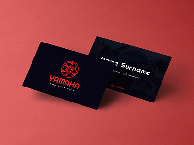 Employee Card. Yamaha branding card company design employee logo photoshop ui ux ux design uxdesign yamaha yolopek