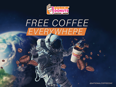 Dunkin Free coffee coffee dunkin donuts free manipulations national social media