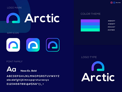 Arctic Logo adobe branding coreldraw design graphic design illustration illustrator logo logo design ui