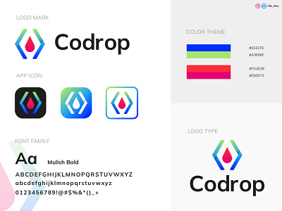 Codrop Logo Design adobe branding design graphic design illustrator logo logo design ui