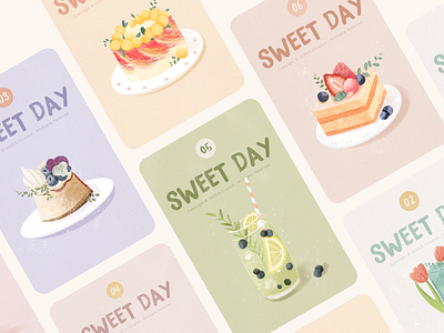 Cake illustrations ui 插图 设计