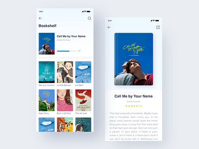 Book interface design ui 设计