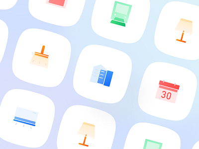 Glass icon app branding icon ui vector 插图 设计