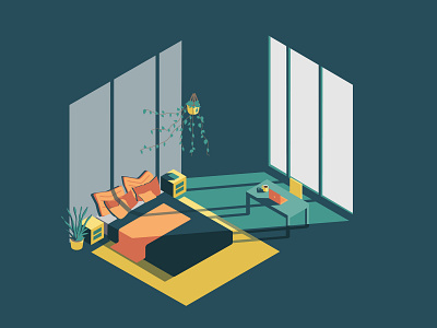 Room adobe illustrator illustration isometric illustration isometry vector