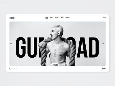 Online store - Web Design design minimal typography ui ux web
