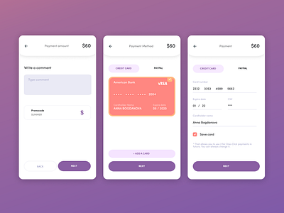 Рауment purple ui ux