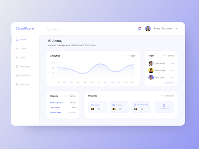 Home page ui ux